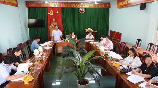 Ủy ban Mặt trận Tổ quốc Việt Nam tỉnh Đắk Lắk kiểm tra công tác Mặt trận tại huyện Ea H’Leo